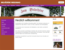 Tablet Screenshot of belvedere-weissbad.ch